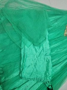 Elegant Green girls  Ethnic Gown