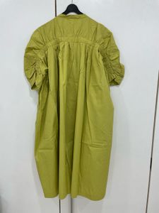 🍋 Luxe Chartreuse Smock Dress: Your Glow Up ✨