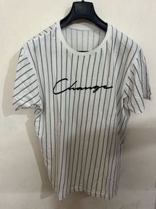 Striped 'Change' T-shirt