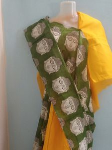 Kalamkari Print Saree