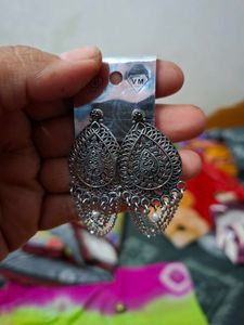 Earring Set - Silver &amp; Green