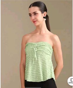 Shien Sage Green Tube Top