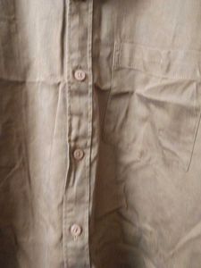 Brown Short Sleeve Shirt