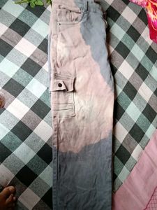 Dyed Denim Pant