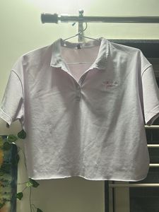 Cute Cropped Polo Top