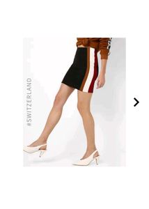 Tally WeiJL Striped Mini Skirt
