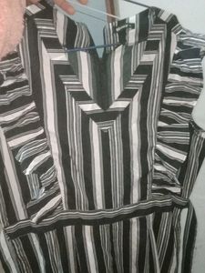 Striped Ruffle Jumpsuit