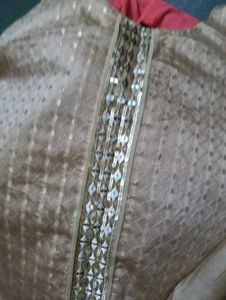 Elegant golden Kurta