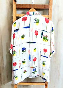 Offwhite Printed Shirt Size-42-44