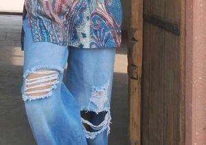 SAVANA blue Ripped Jeans