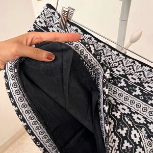 Tribal Print Mini Skirt