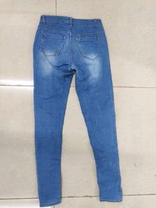 blue denim skinny jeans