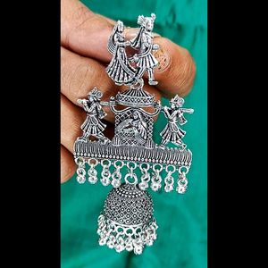 Silver Kalayanam Earrings