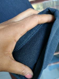 woollen Navy Blue slim pants