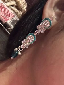 Elegant Teal &amp; Silver Necklace