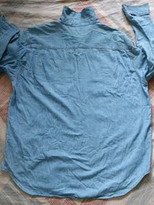 Denim Cotton Shirt - Made In Hong Kong
