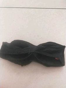 XL Black Ruffled Bikini Top(Joe Fresh)