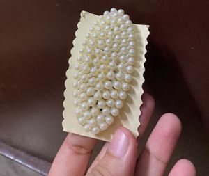Pearl Oval Tic Tac Clip