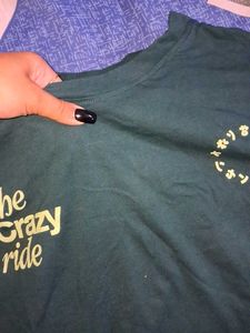 The Crazy Ride Green Tee