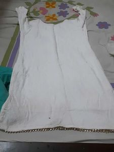 White Floral Embroidered Outfit