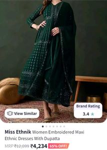 Designer Full Chikankari Dress