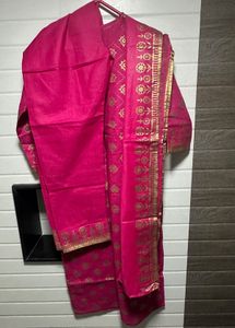 Rani Pink Kurta Set