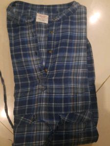 St. John&#39;s Bay Blue Plaid Flannel
