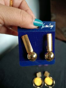 Combo Of Three Earrings