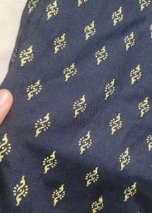 Elegant Navy Printed Kurta