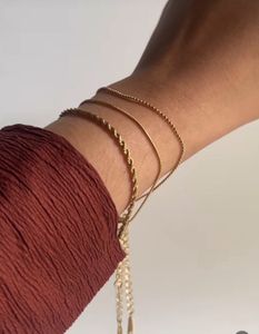 Lauren Dainty Bracelet Set Of 3 anti-tarnish