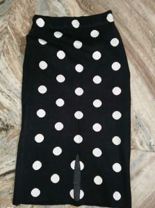 Polka Dot Pencil Skirt