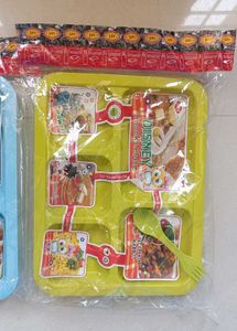 Stainless Steel Mug &amp; Kids plates