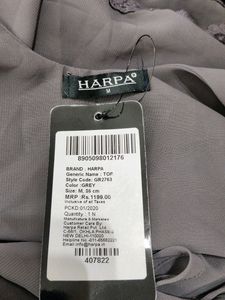 Harpa Grey Loose Fit Top ( Women)