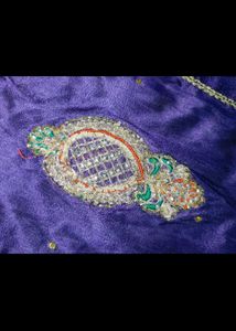 Elegant Purple Lehenga Skirt