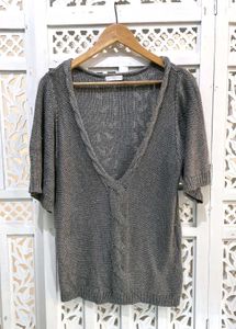 Deep Neck Top By Pramod B
