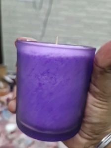 Purple Scented Candle
