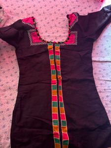 Short Black Kurti