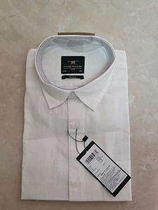 Flying Machine White Cotton Shirt