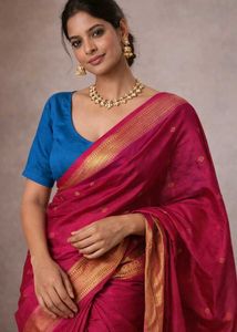 🔵 Elegant Blue Blouse