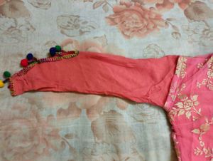 Pink Colour Kurti With Jacket 💗