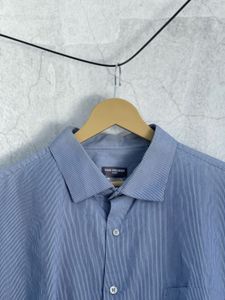 Van Heusen Blue Striped Dress Shirt