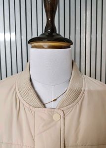 Light Beige Puffer Jacket