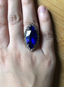 Statement Blue Stone Ring💍