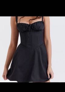 Black Corset Style Dress