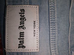 Palm Angels Light Wash Cargo Jeans
