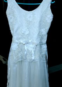 White Gawn Long Size