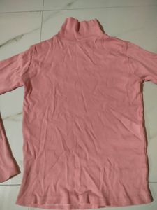 Pretty Pink High Neck Top
