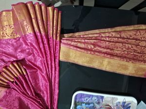 Rose Colour Festive Saree