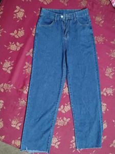 Blue Straight Jeans