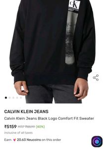CK Calvin Klein oversized Sweatshirt